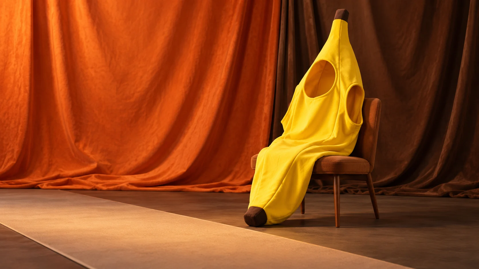 Browns’ Andre Szmyt goes bananas at Halloween fashion show